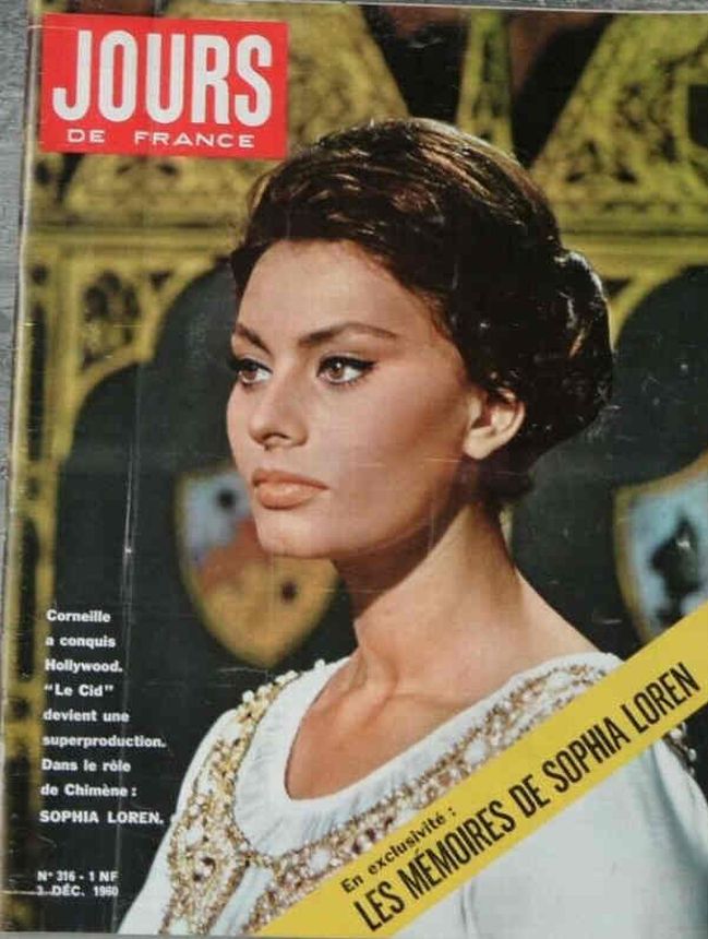 JOURS DE FRANCE magazine side cover Issue 316 3 December 1960