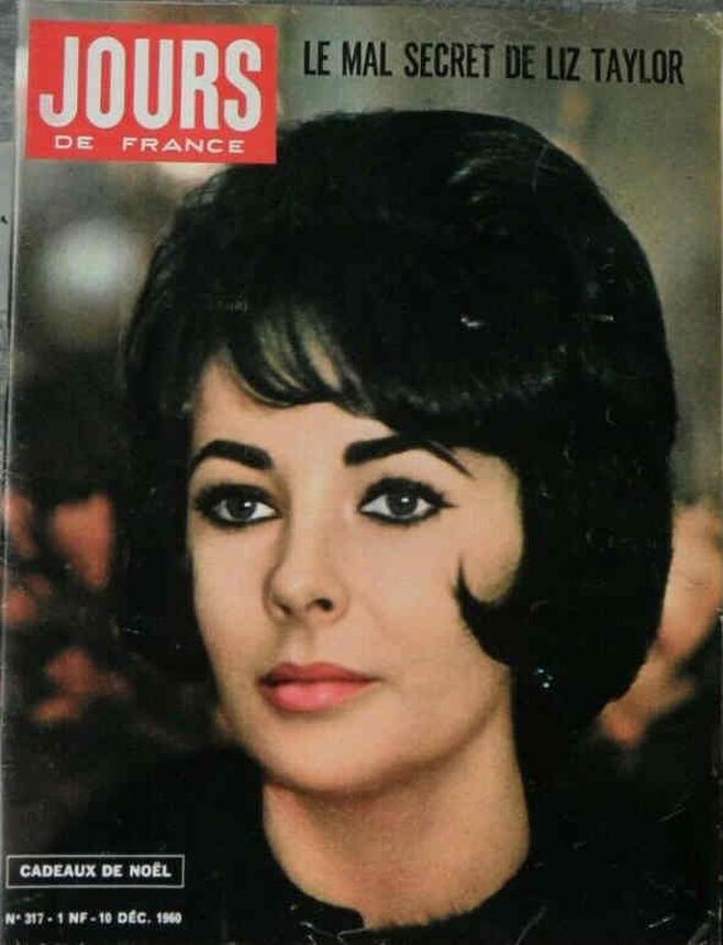 JOURS DE FRANCE magazine side cover Issue 317 10 December 1960