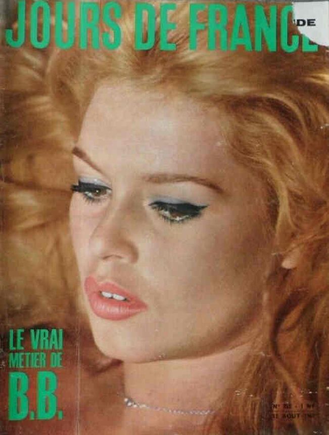 JOURS DE FRANCE magazine side cover Issue 352 12 August 1961