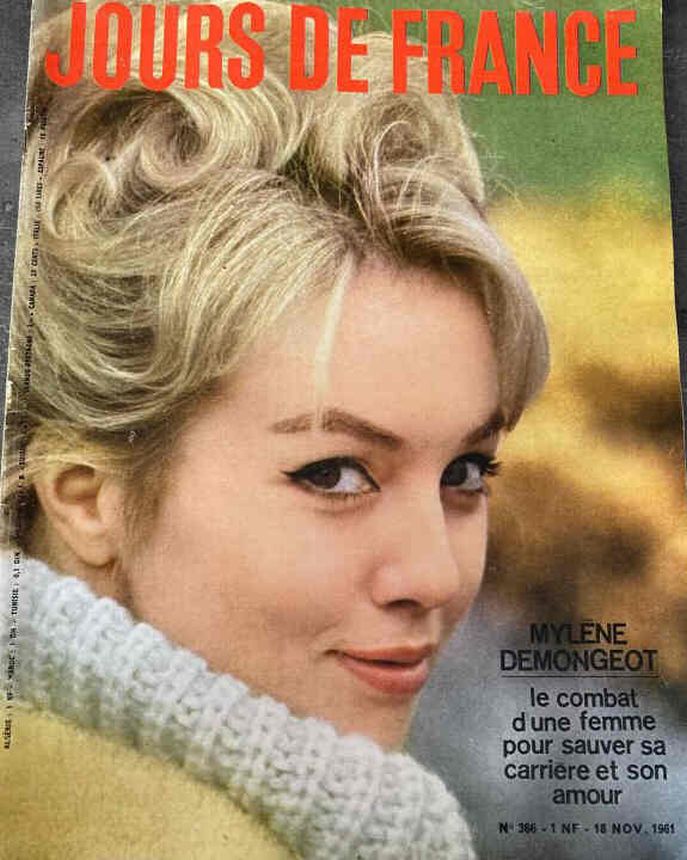 JOURS DE FRANCE magazine side cover Issue 366 18 November 1961