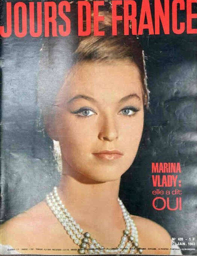 JOURS DE FRANCE magazine side cover Issue 428 26 January 1963