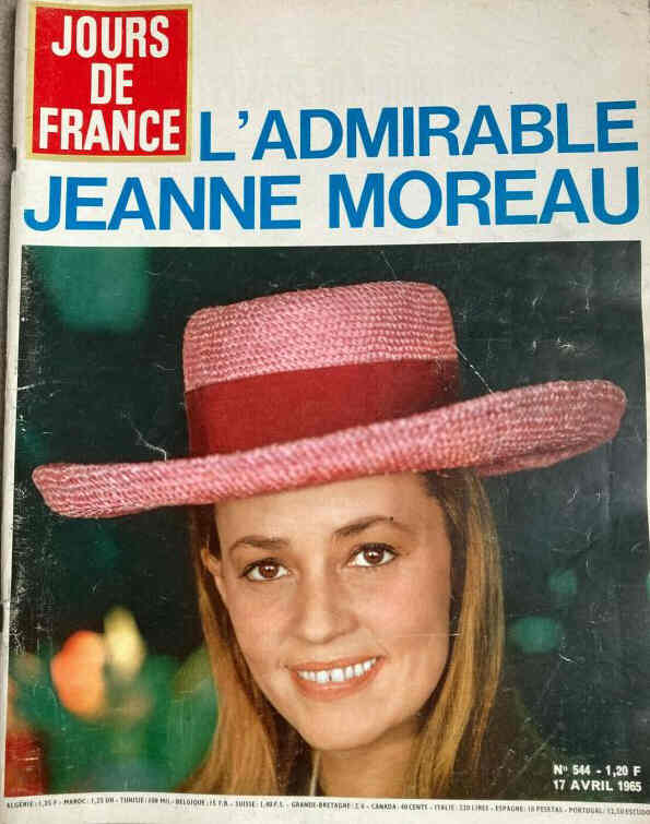 JOURS DE FRANCE magazine side cover Issue 544 17 April 1965