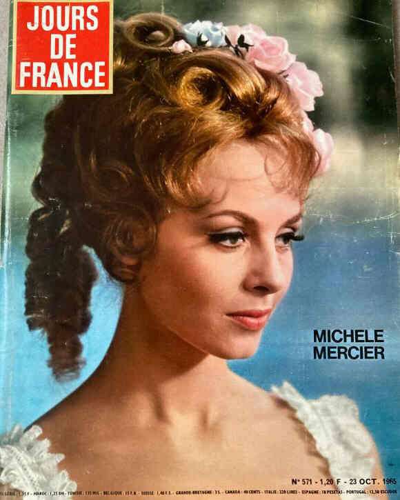JOURS DE FRANCE magazine side cover Issue 571 23 October 1965