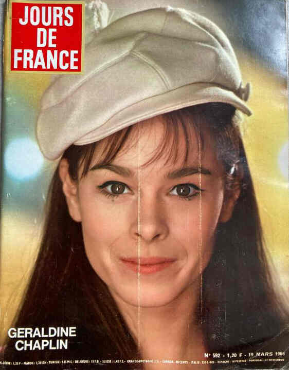 JOURS DE FRANCE magazine side cover Issue 592 19 March 1966