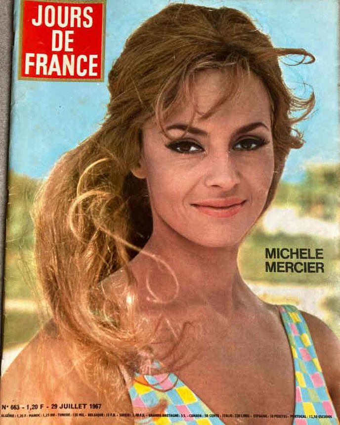 JOURS DE FRANCE magazine side cover Issue 663 29 July 1967