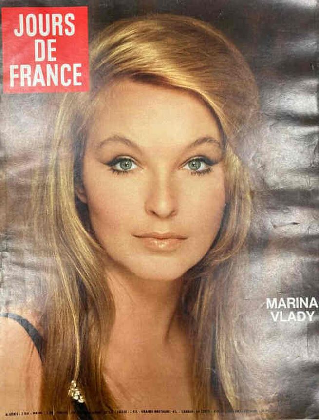 JOURS DE FRANCE magazine side cover Issue 718 14 September 1968