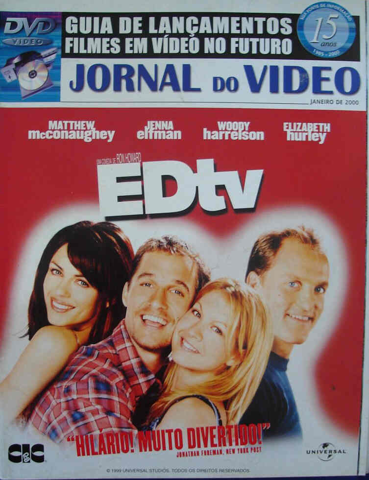 JORNAL DO VIDEO magazine side cover Issue 182 January 2000