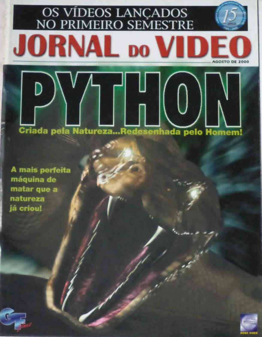 JORNAL DO VIDEO magazine side cover Issue 189 August 2000