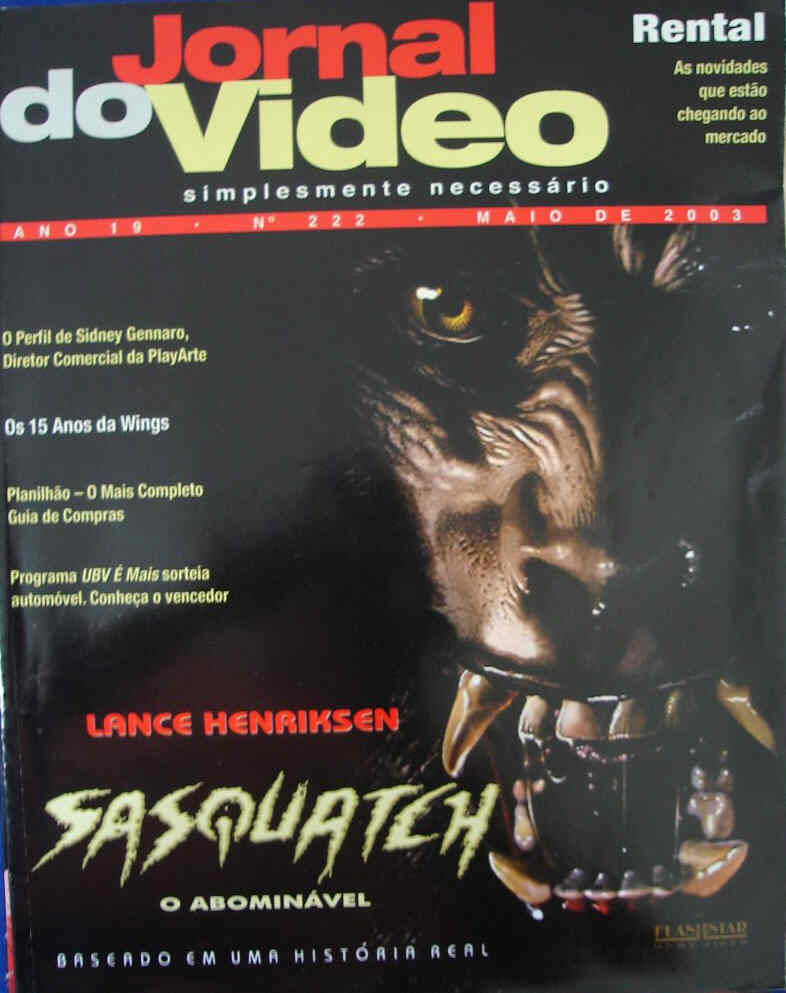 JORNAL DO VIDEO magazine side cover Issue 222 May 2003