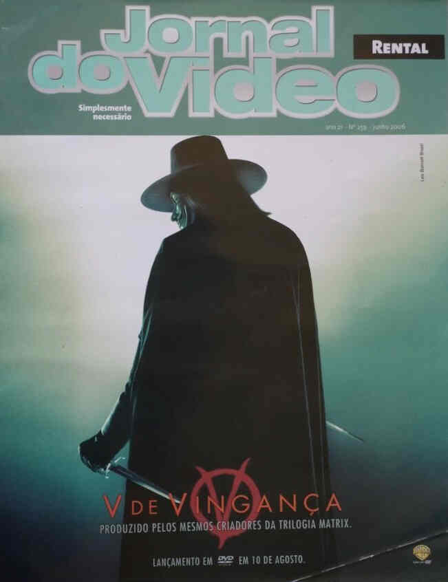 JORNAL DO VIDEO magazine side cover Issue 259 June 2006