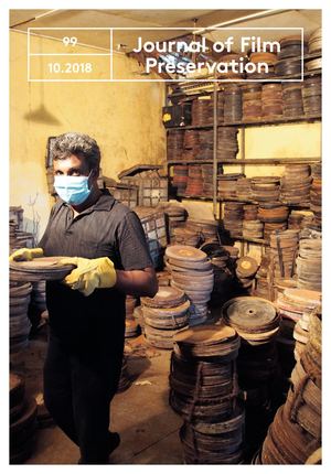 JOURNAL OF FILM PRESERVATION magazine side cover Issue 99  October 2018