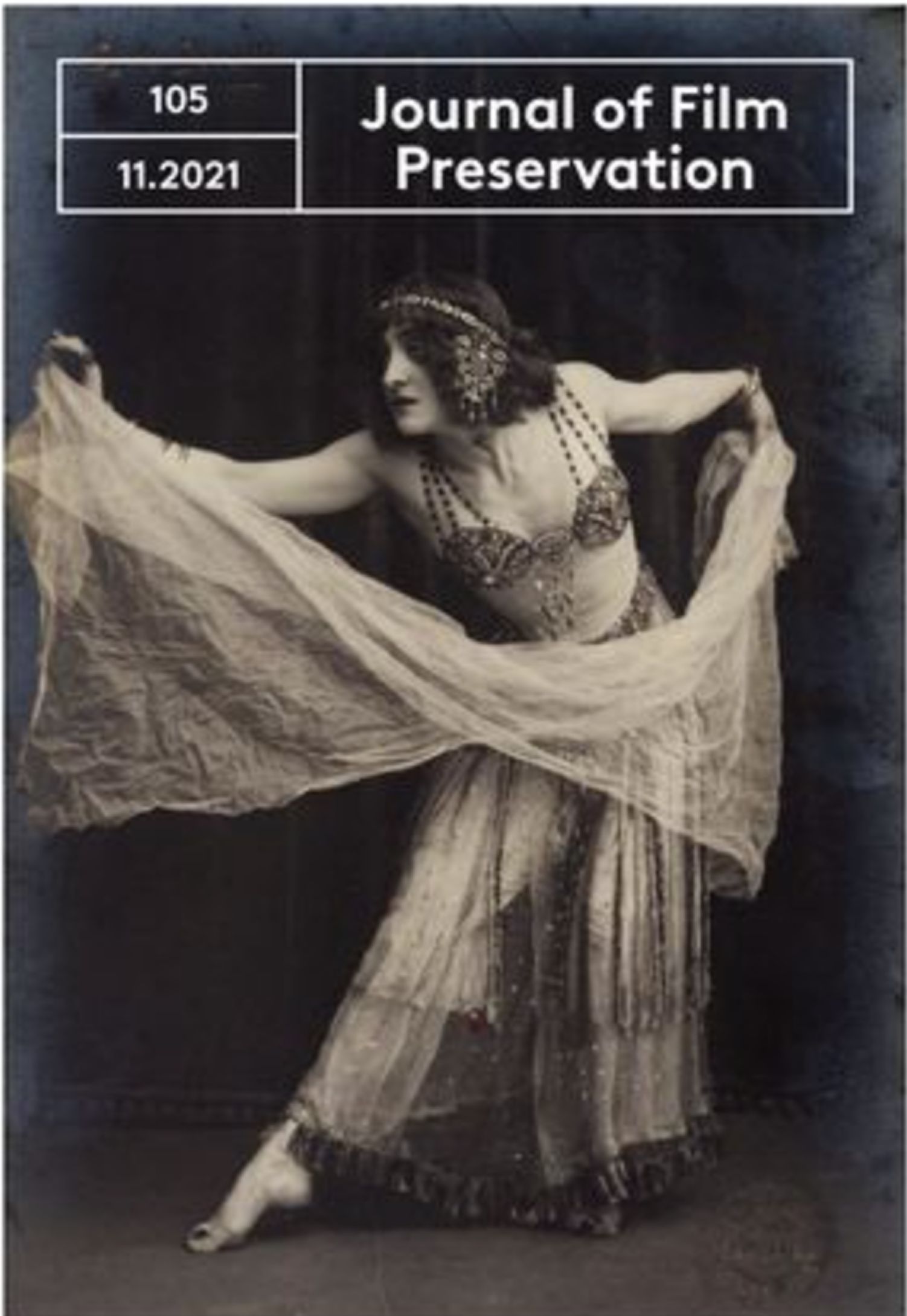 JOURNAL OF FILM PRESERVATION magazine side cover Issue 105  November 2021