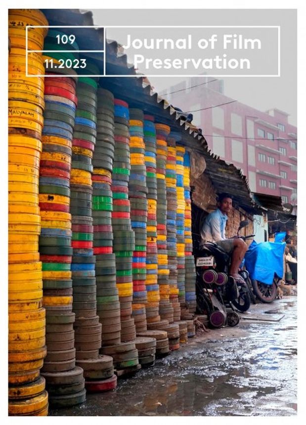 JOURNAL OF FILM PRESERVATION magazine side cover Issue 109  November 2023