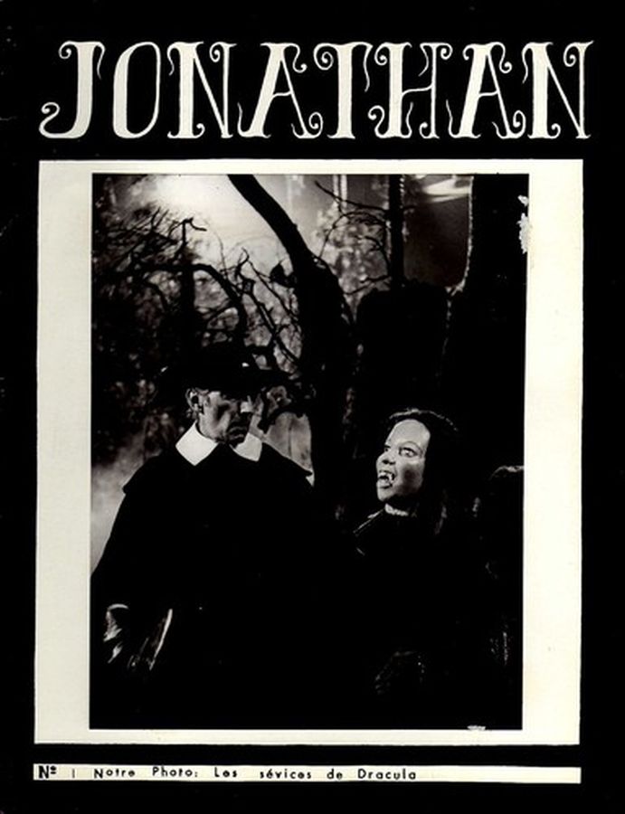 JONATHAN magazine side cover Issue 1  May 1972