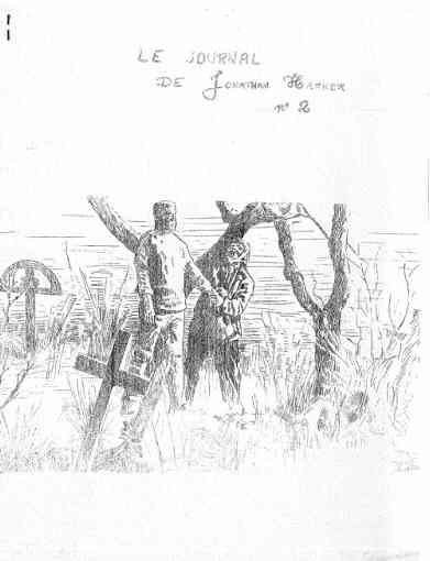 JOURNAL DE JONATHAN HARKER | LE magazine side cover Issue 2  June 1967