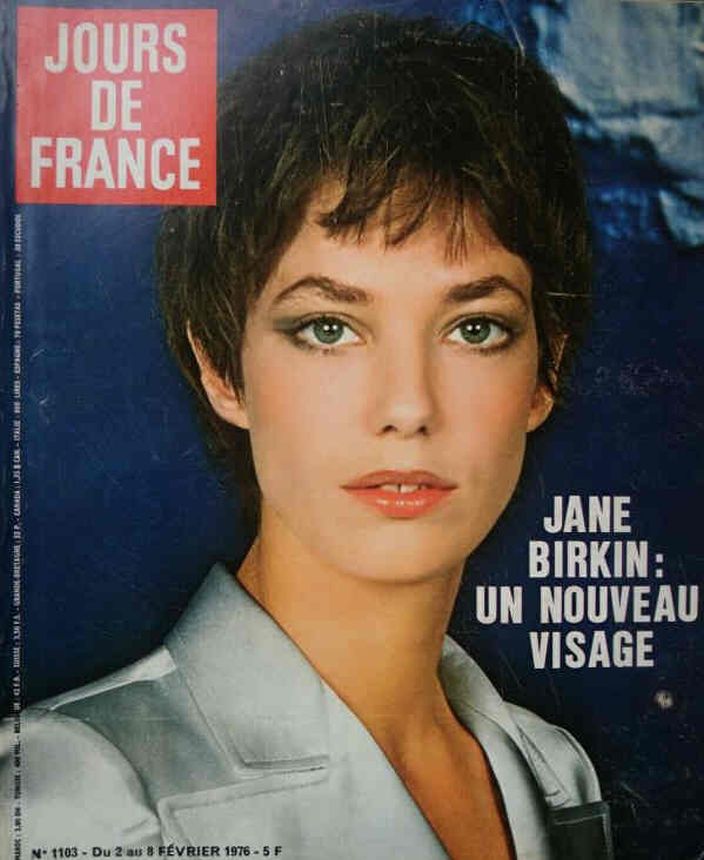 JOURS DE FRANCE magazine side cover Issue 1103 2 February 1976