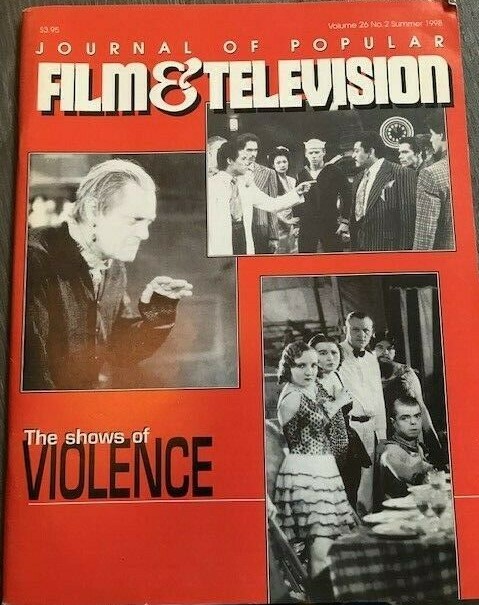 JOURNAL OF POPULAR FILM AND TELEVISION magazine side cover Issue 101  Vol 26 No  2 Summer 1998
