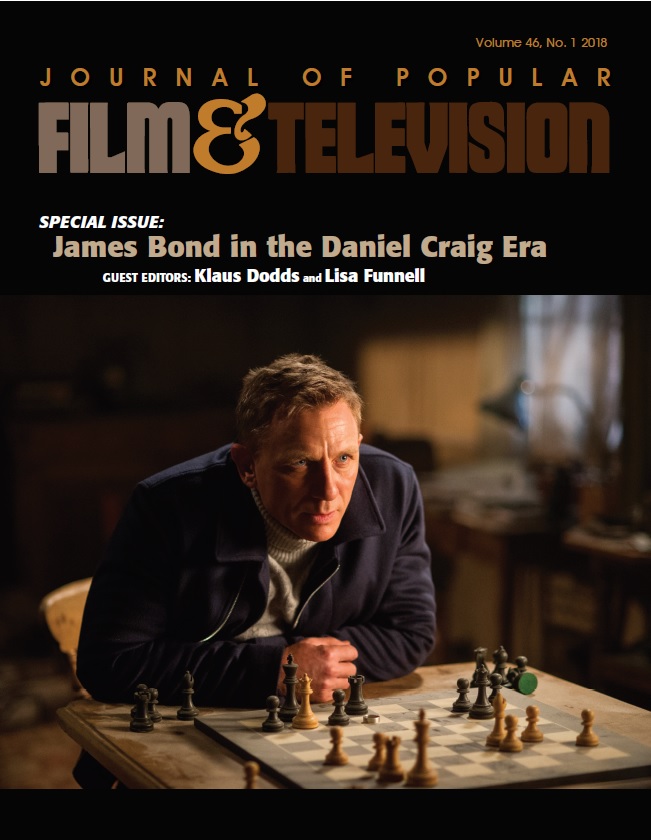 JOURNAL OF POPULAR FILM AND TELEVISION magazine side cover  Vol 46 No  1   2018