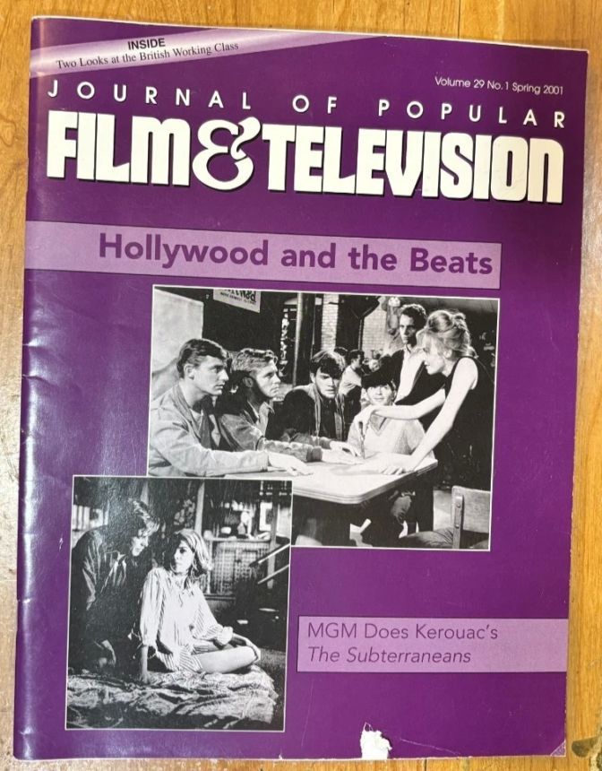 JOURNAL OF POPULAR FILM AND TELEVISION magazine side cover Issue 112  Vol 29 # 1  2001