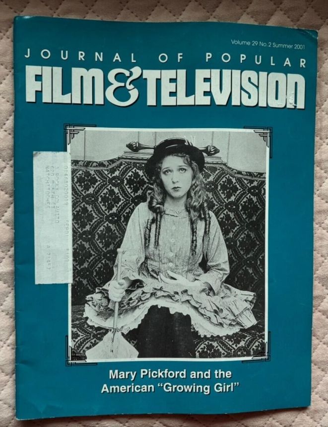 JOURNAL OF POPULAR FILM AND TELEVISION magazine side cover Issue 113  Vol 29 # 2  2001