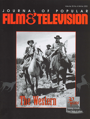 JOURNAL OF POPULAR FILM AND TELEVISION magazine side cover Issue 119  Vol 30 # 4  2003