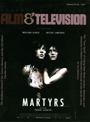 JOURNAL OF POPULAR FILM AND TELEVISION magazine side cover Issue 152  Vol 39 # 1  2011