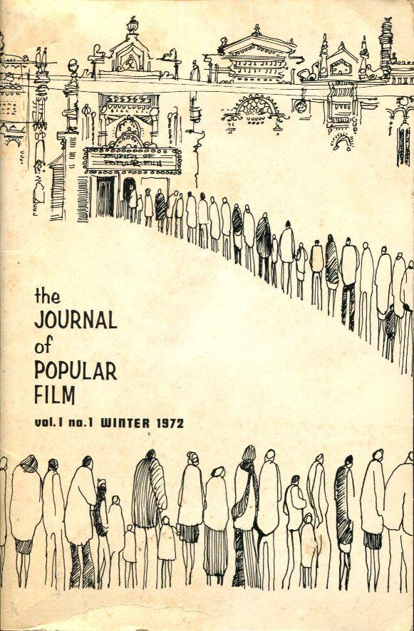 JOURNAL OF POPULAR FILM AND TELEVISION magazine side cover Issue 1  Vol 1 # 1 January 1972