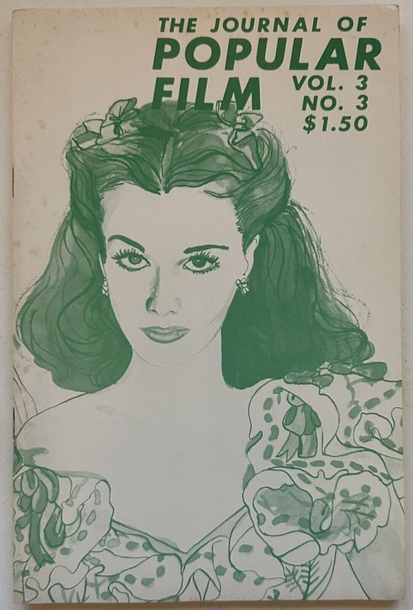 JOURNAL OF POPULAR FILM AND TELEVISION magazine side cover Issue 11  Vol 3 # 3 June 1974