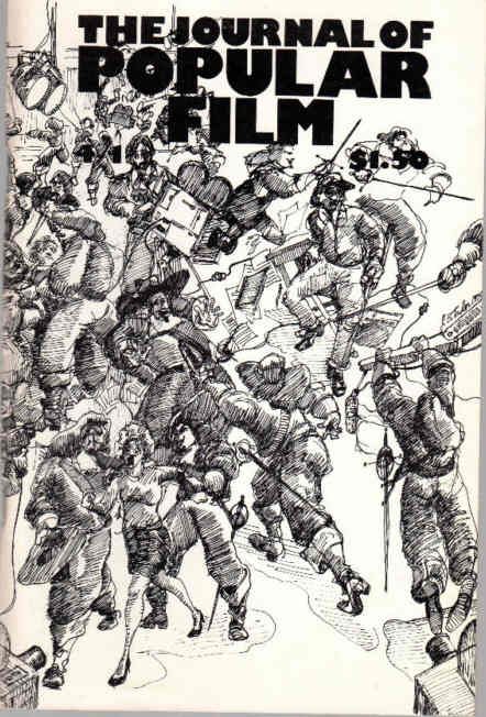 JOURNAL OF POPULAR FILM AND TELEVISION magazine side cover Issue 13  Vol 4 # 1 January 1975