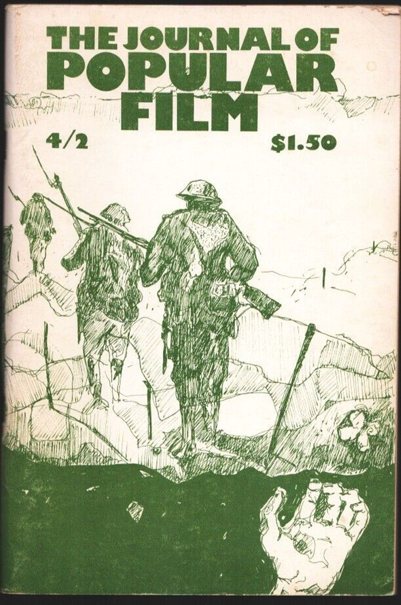 JOURNAL OF POPULAR FILM AND TELEVISION magazine side cover Issue 14  Vol 4 # 2 March 1975