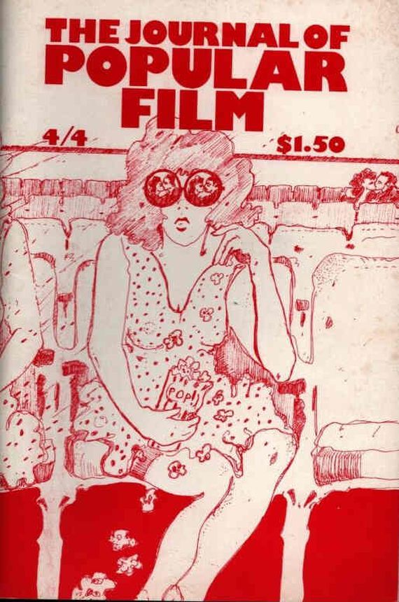 JOURNAL OF POPULAR FILM AND TELEVISION magazine side cover Issue 16  Vol 4 # 4 September 1975