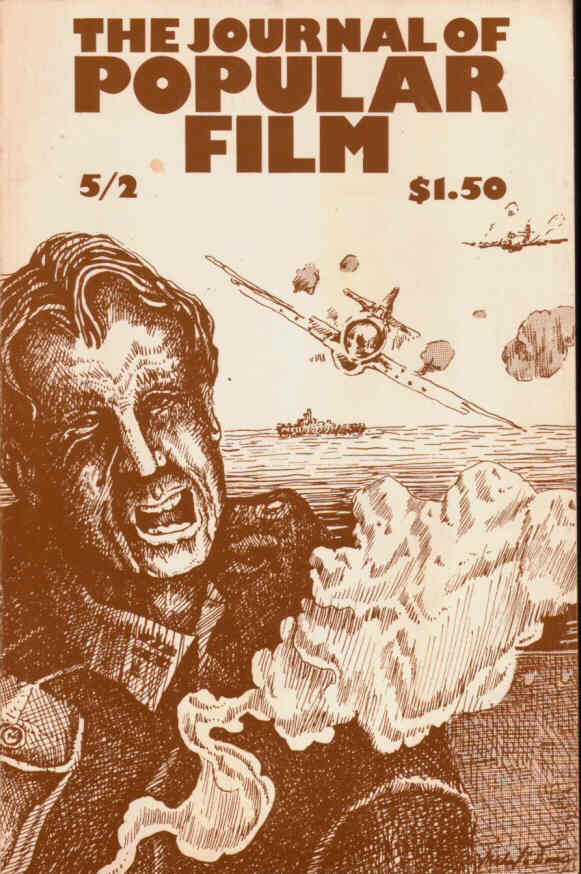 JOURNAL OF POPULAR FILM AND TELEVISION magazine side cover Issue 18  Vol 5 # 2 March 1976
