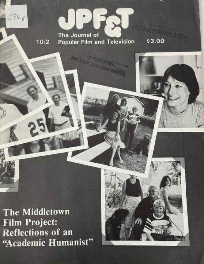 JOURNAL OF POPULAR FILM AND TELEVISION magazine side cover Issue 37  Vol 10 # 2 June 1982