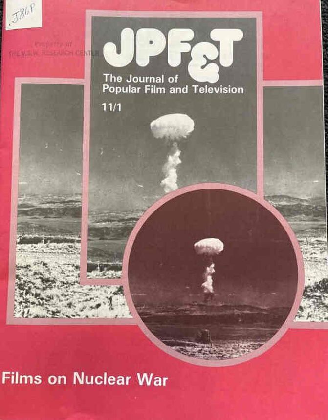 JOURNAL OF POPULAR FILM AND TELEVISION magazine side cover Issue 40  Vol 11 # 1 March 1983