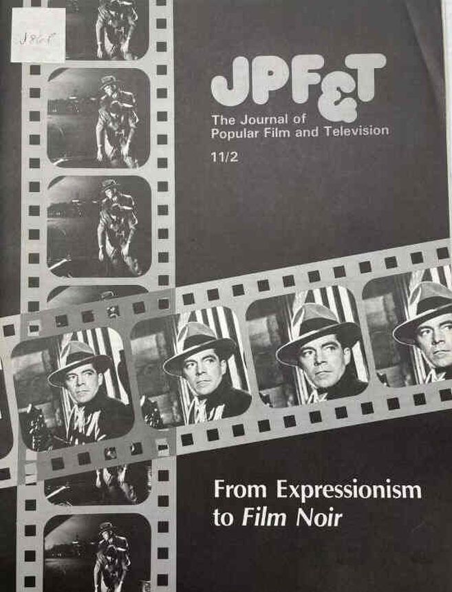 JOURNAL OF POPULAR FILM AND TELEVISION magazine side cover Issue 41  Vol 11 # 2 June 1983