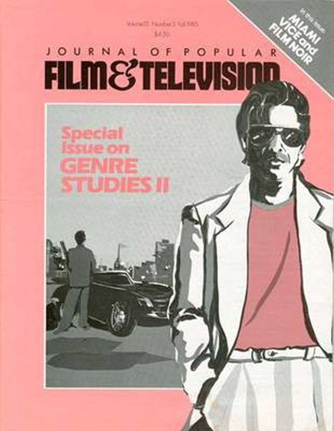 JOURNAL OF POPULAR FILM AND TELEVISION magazine side cover Issue 50  Vol 13 # 3 September 1985
