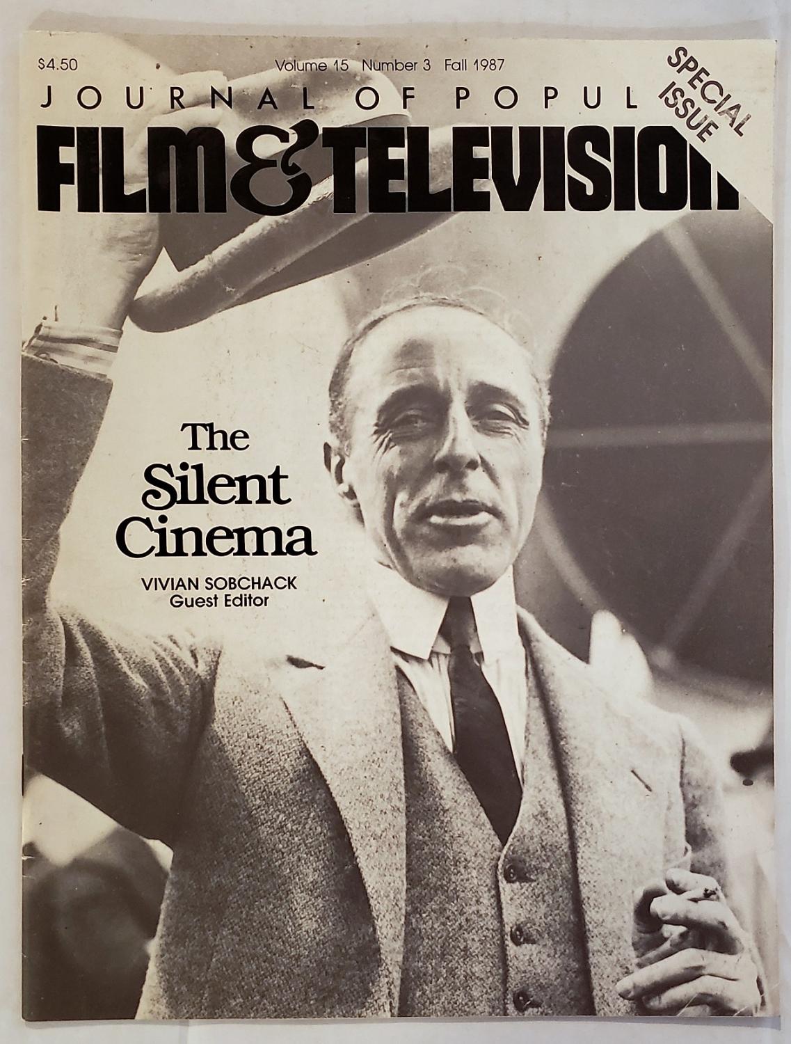 JOURNAL OF POPULAR FILM AND TELEVISION magazine side cover Issue 58  Vol 15 # 3 September 1987