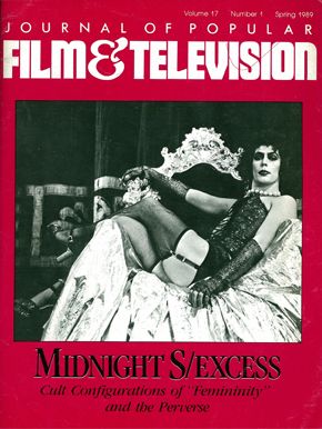 JOURNAL OF POPULAR FILM AND TELEVISION magazine side cover Issue 64  Vol 17 # 1  1989