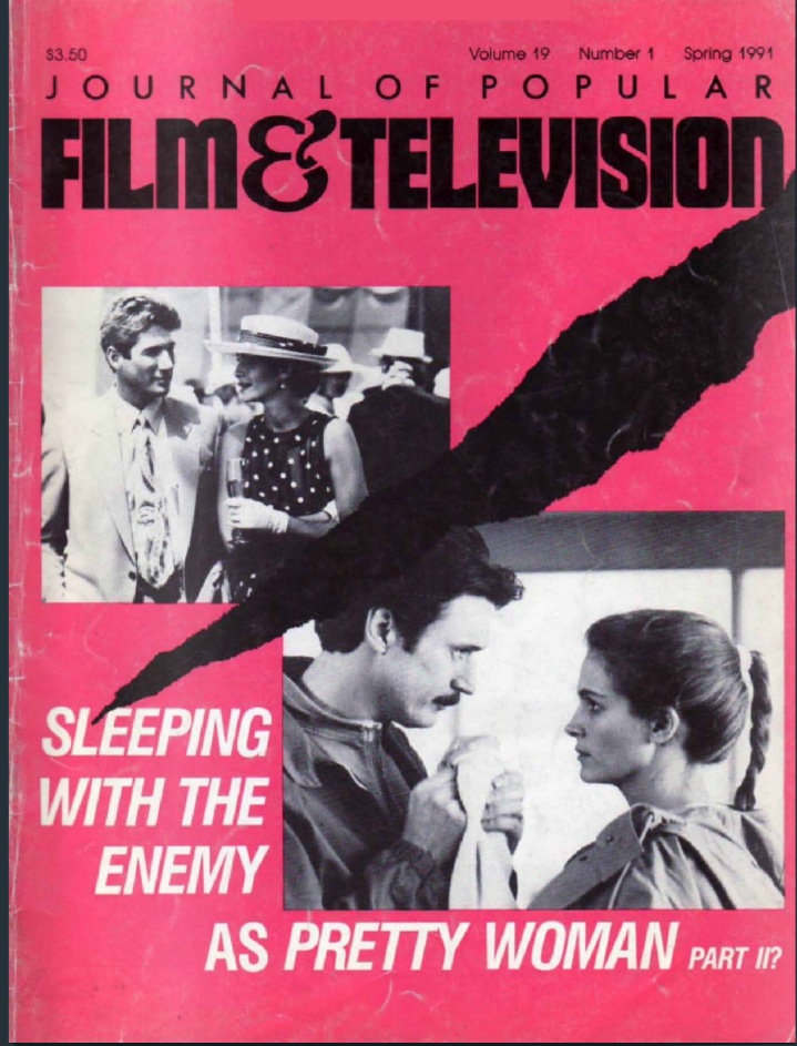 JOURNAL OF POPULAR FILM AND TELEVISION magazine side cover Issue 72  Vol 19 # 1  1991