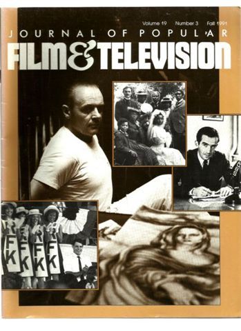 JOURNAL OF POPULAR FILM AND TELEVISION magazine side cover Issue 74  Vol 19 # 3 Fall 1991