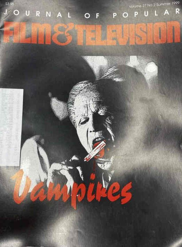 JOURNAL OF POPULAR FILM AND TELEVISION magazine side cover Issue 105  Vol 27 # 2  1999