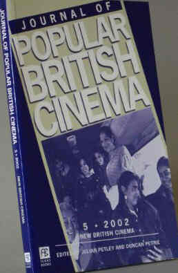 JOURNAL OF POPULAR BRITISH CINEMA magazine side cover Issue 5  2002