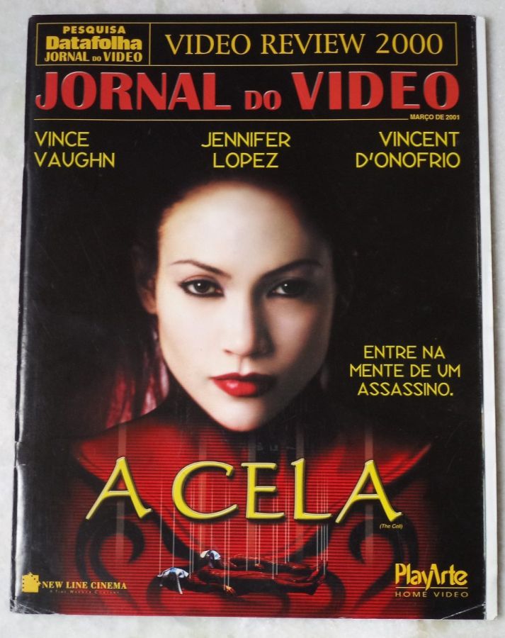 JORNAL DO VIDEO magazine side cover Issue 196 March 2001