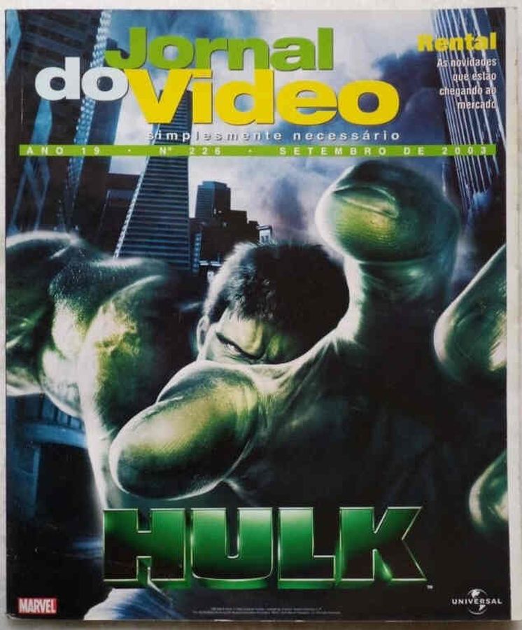 JORNAL DO VIDEO magazine side cover Issue 226 September 2003