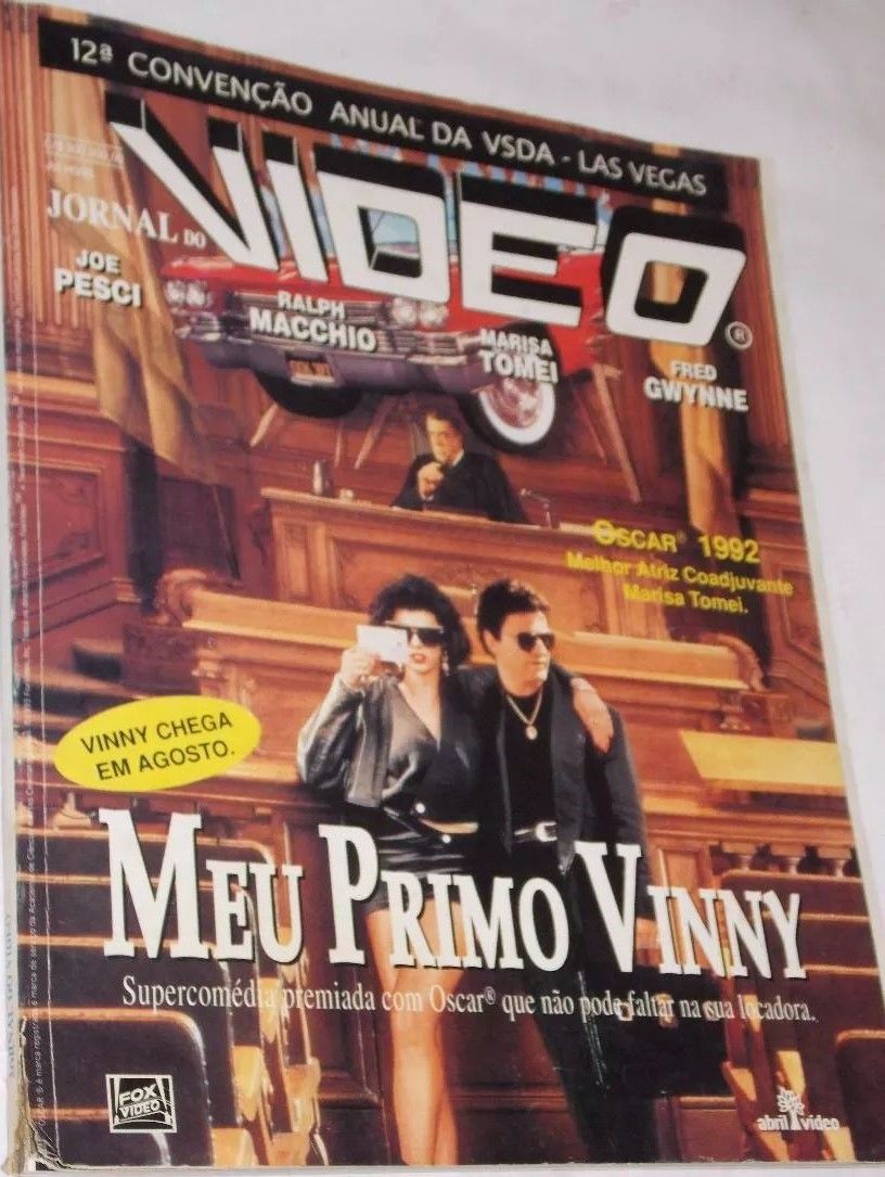 JORNAL DO VIDEO magazine side cover  July 1993