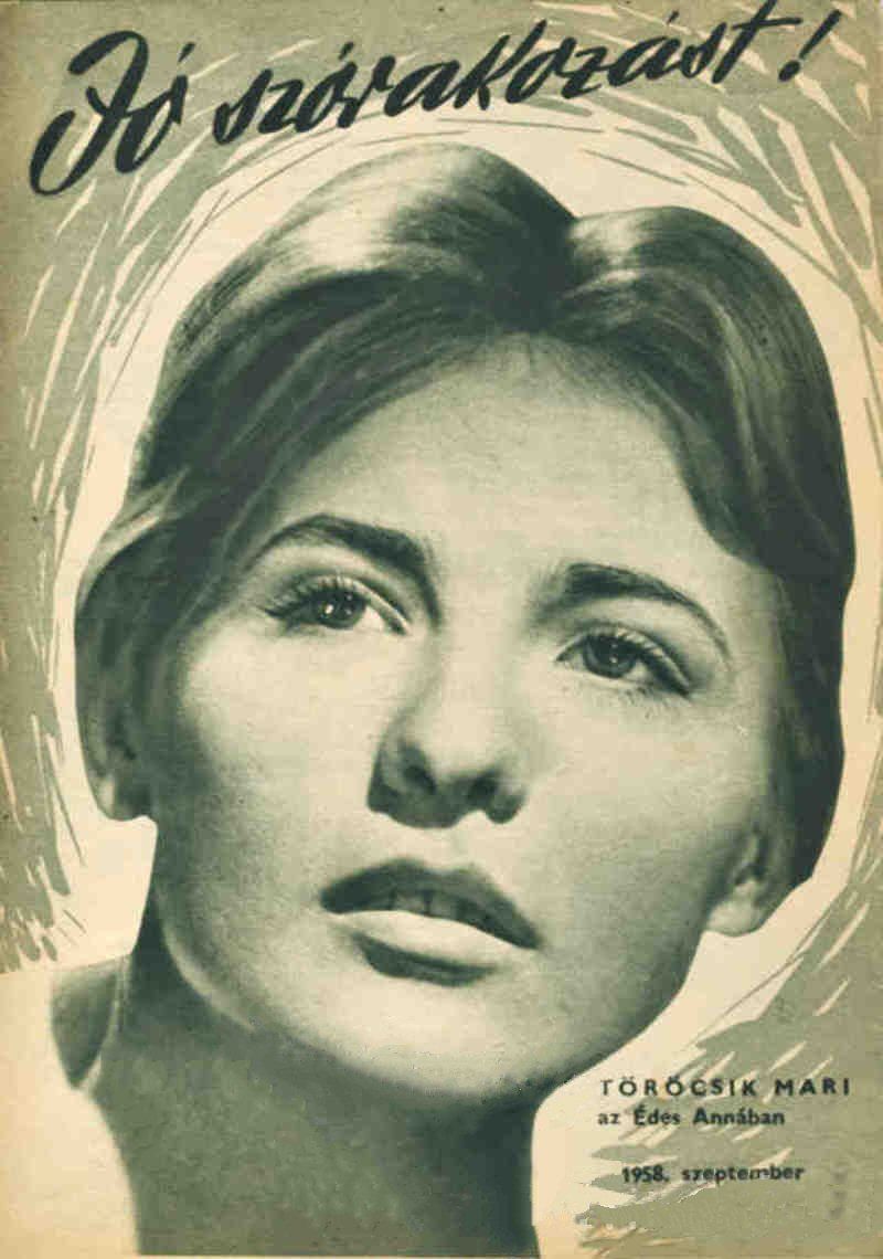 JO SZORAKOZAST magazine side cover  September 1958