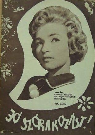 JO SZORAKOZAST magazine side cover  April 1959