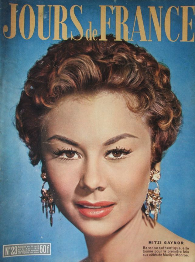 JOURS DE FRANCE magazine side cover Issue 23 14 April 1955