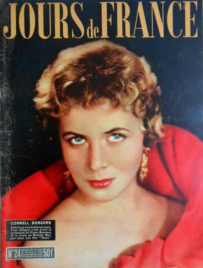 JOURS DE FRANCE magazine side cover Issue 24 21 April 1955