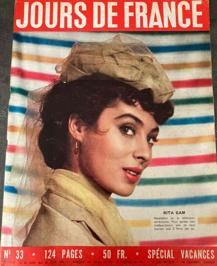 JOURS DE FRANCE magazine side cover Issue 33 23 June 1955